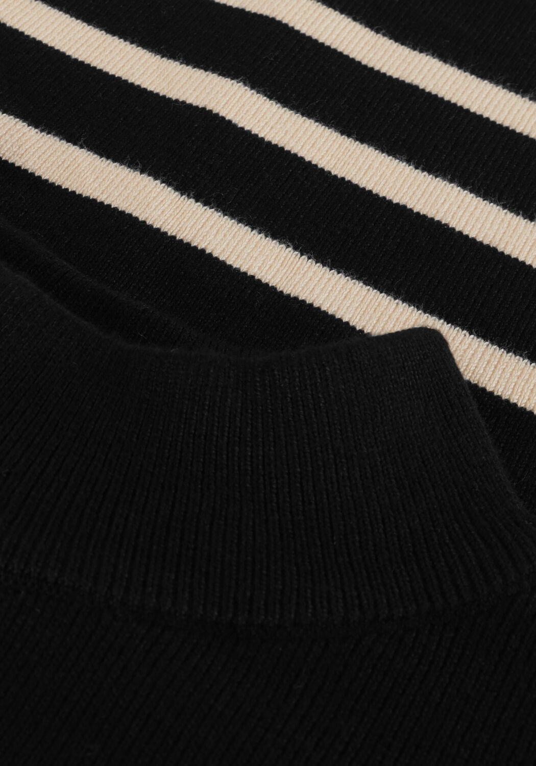 Schwarze OBJECT Pullover OBJROMIA L/S LONG KNIT PULLOVER - large