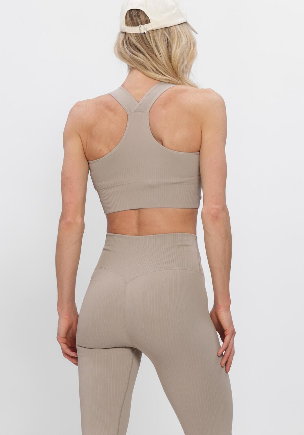 Graue AIM'N Top HIGH SUPPORT RIBBED BRA - large