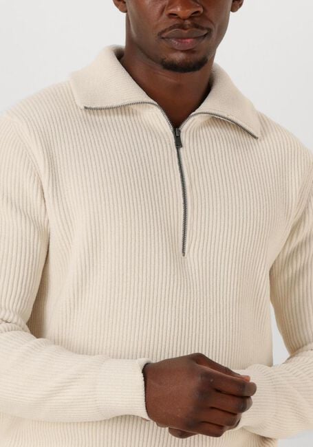 Ecru DSTREZZED Pullover JOSIAH SKIPPER - large