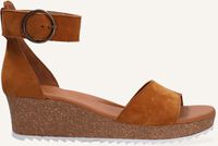Cognacfarbene PAUL GREEN Flache Sandalen 7386 Cognacfarbene PAUL GREEN Flache Sandalen 7386 - medium