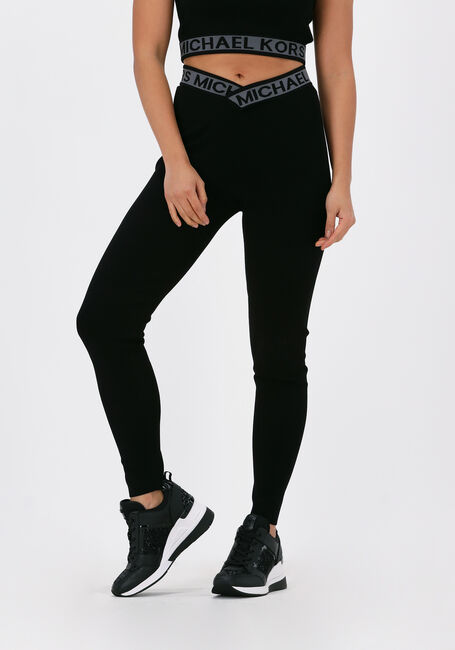 Schwarze MICHAEL KORS Legging ECO MK TAPE LEGGING - large