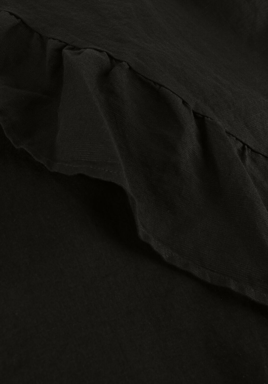 Schwarze NEO NOIR Midikleid MARIETTA LINEN DRESS - large