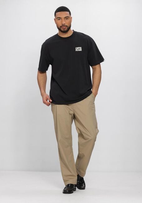 Schwarze ANERKJENDT T-shirt AKVILLADS COFFEEPLEASE SS TEE - large