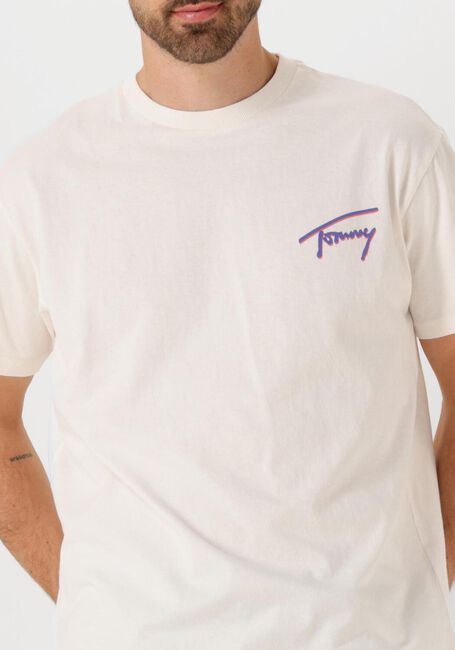Weiße TOMMY JEANS T-shirt TJM RLX FADED GRAPHIC TEE EXT - large