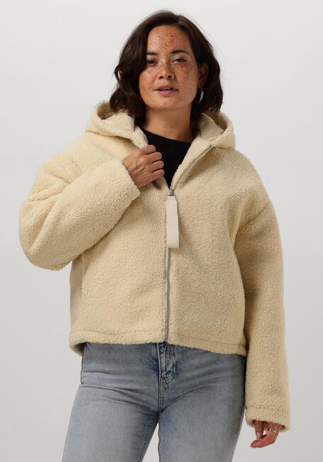 Beige CALVIN KLEIN Teddy-Jacke SHERPA JACKET - large