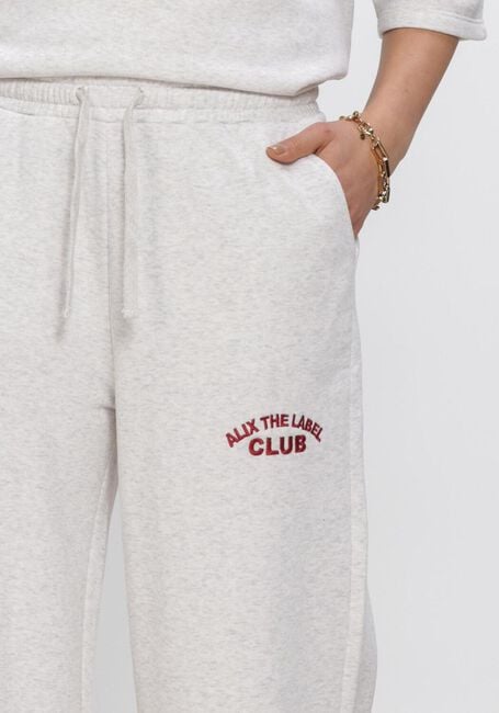 Hellgrau ALIX THE LABEL Hosen LADIES KNITTED WIDE LEG SWEAT PANTS - large