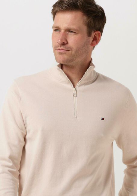 Nicht-gerade weiss TOMMY HILFIGER Pullover 1985 ZIP MOCK - large