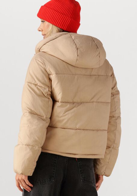 Sand TOMMY JEANS Wattierte Jack TJW HOODED PUFFER JACKET - large