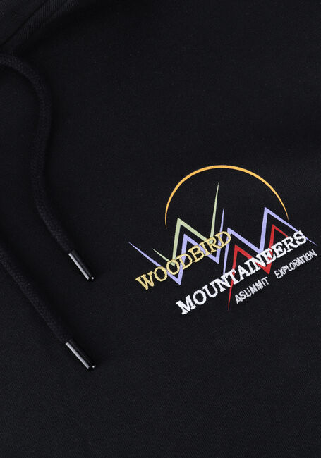 Schwarze WOODBIRD Sweatshirt DASH MOUNTAINEER HOODIE - large