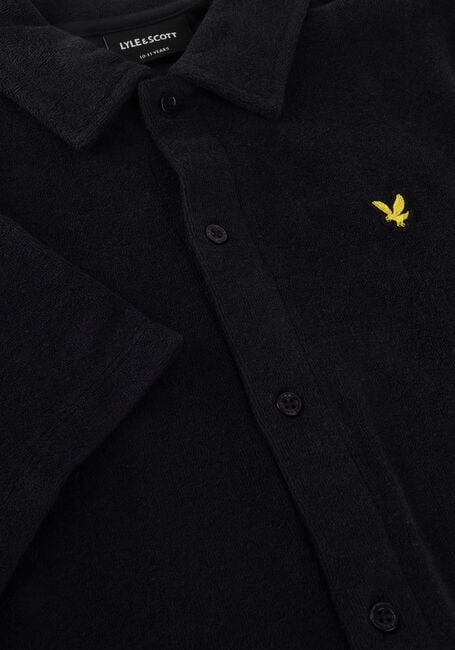 Schwarze LYLE & SCOTT Polo-Shirt SS TOWELLING SHIRT - large