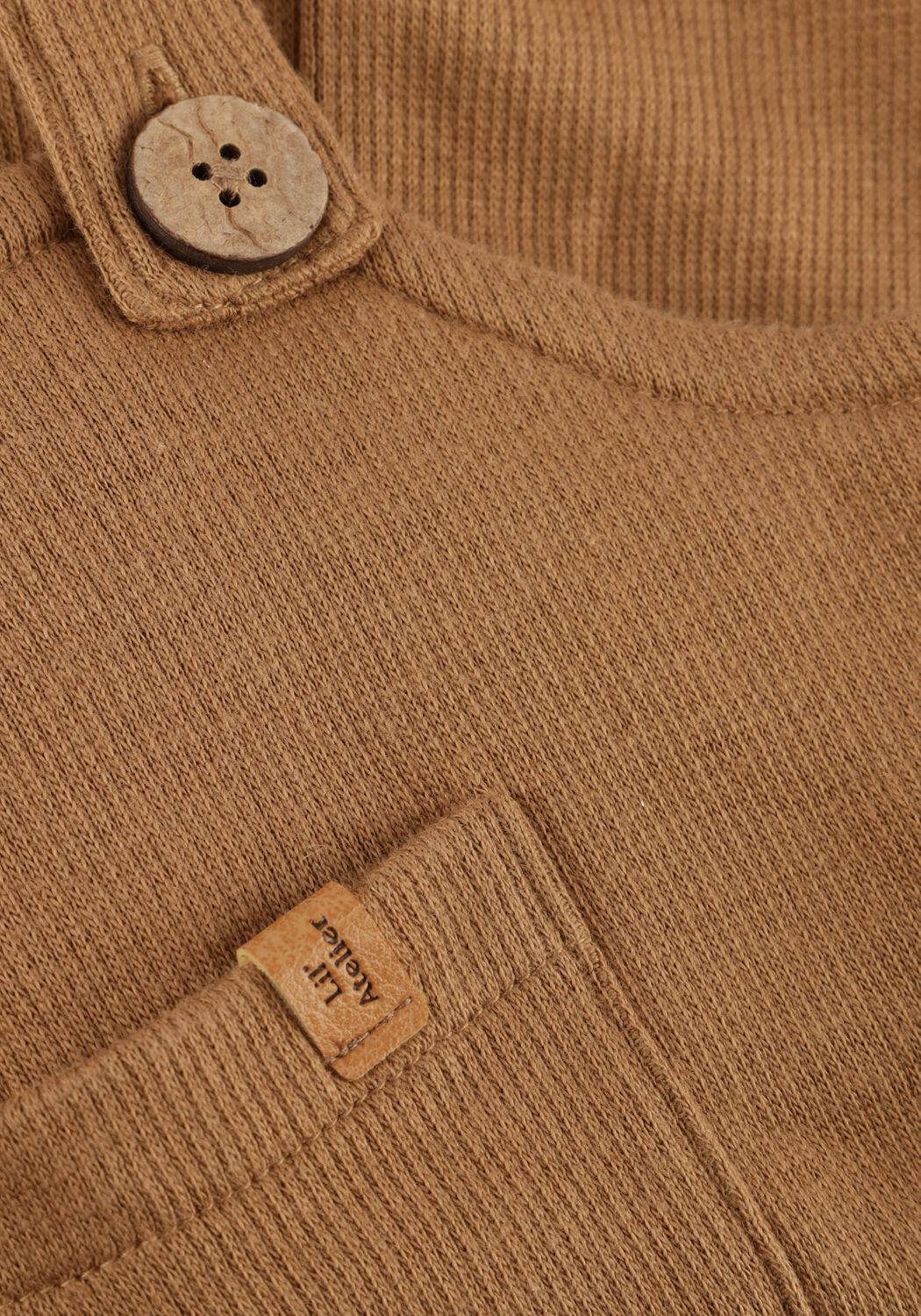 Braune LIL' ATELIER Latzhosen NBMLABON LOOSE SWEAT OVERALL - large