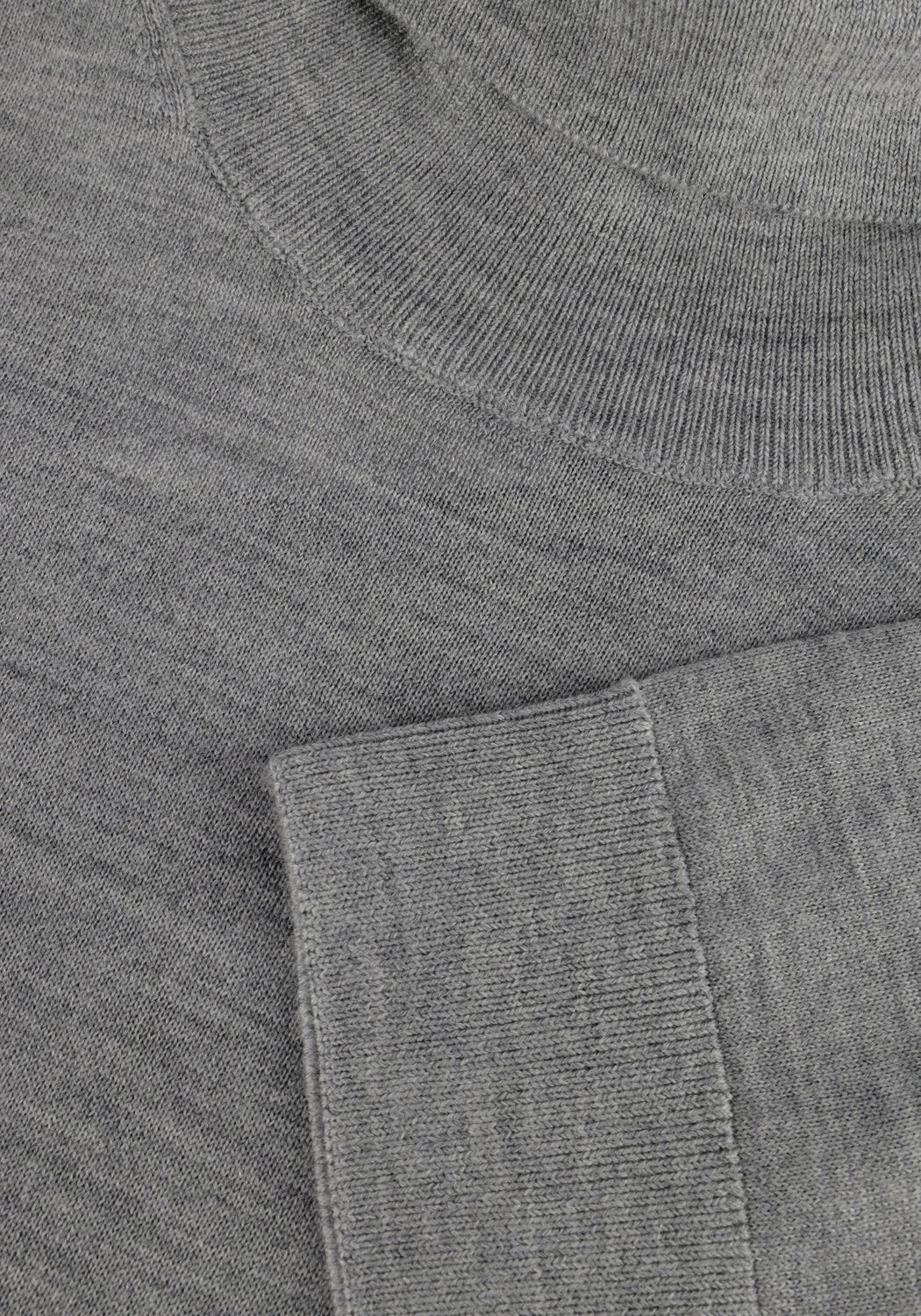 Graue SELECTED MEN Rollkragenpullover SLHTRAY LS KNIT MERINO ROLL NECK - large