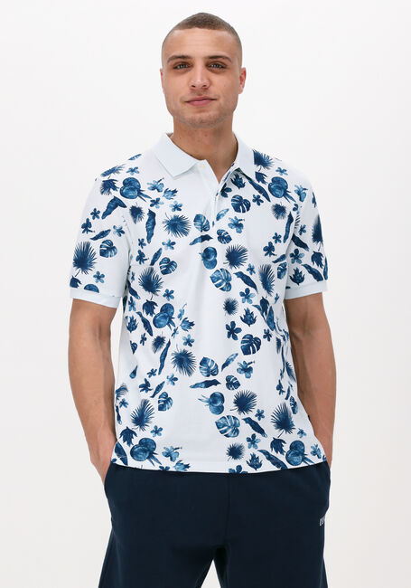 Weiße SCOTCH & SODA Casual-Oberhemd PRINTED PIQUE POLO IN ORGANIC COTTON - large