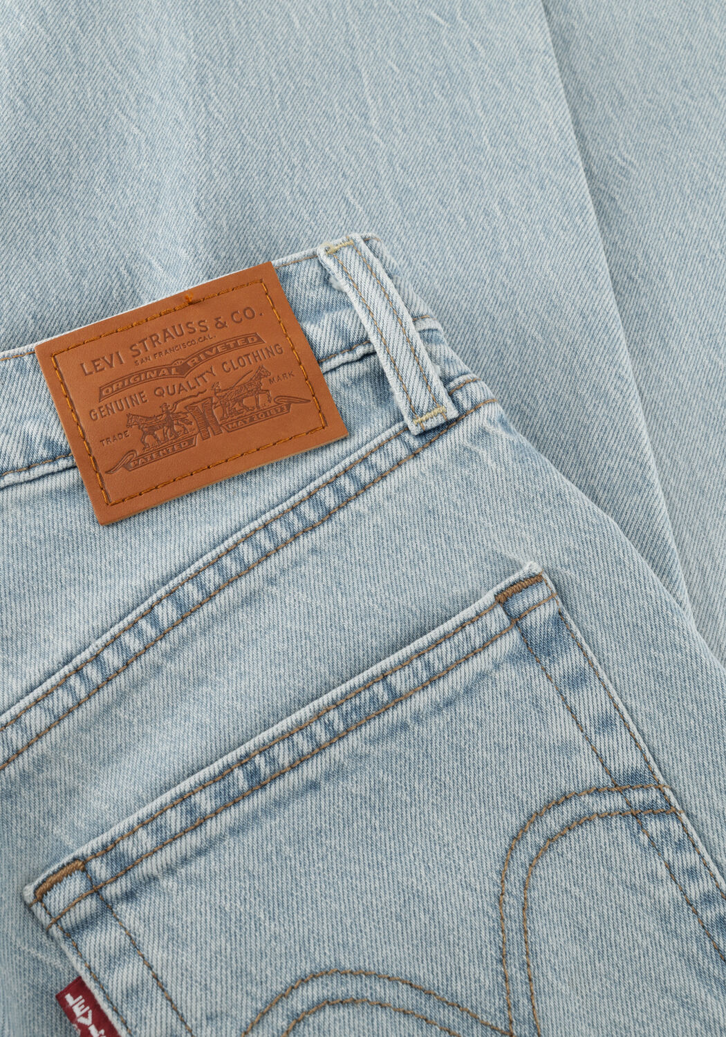 Blaue LEVI'S Straight leg jeans RIBCAGE FULL LENGTH - large