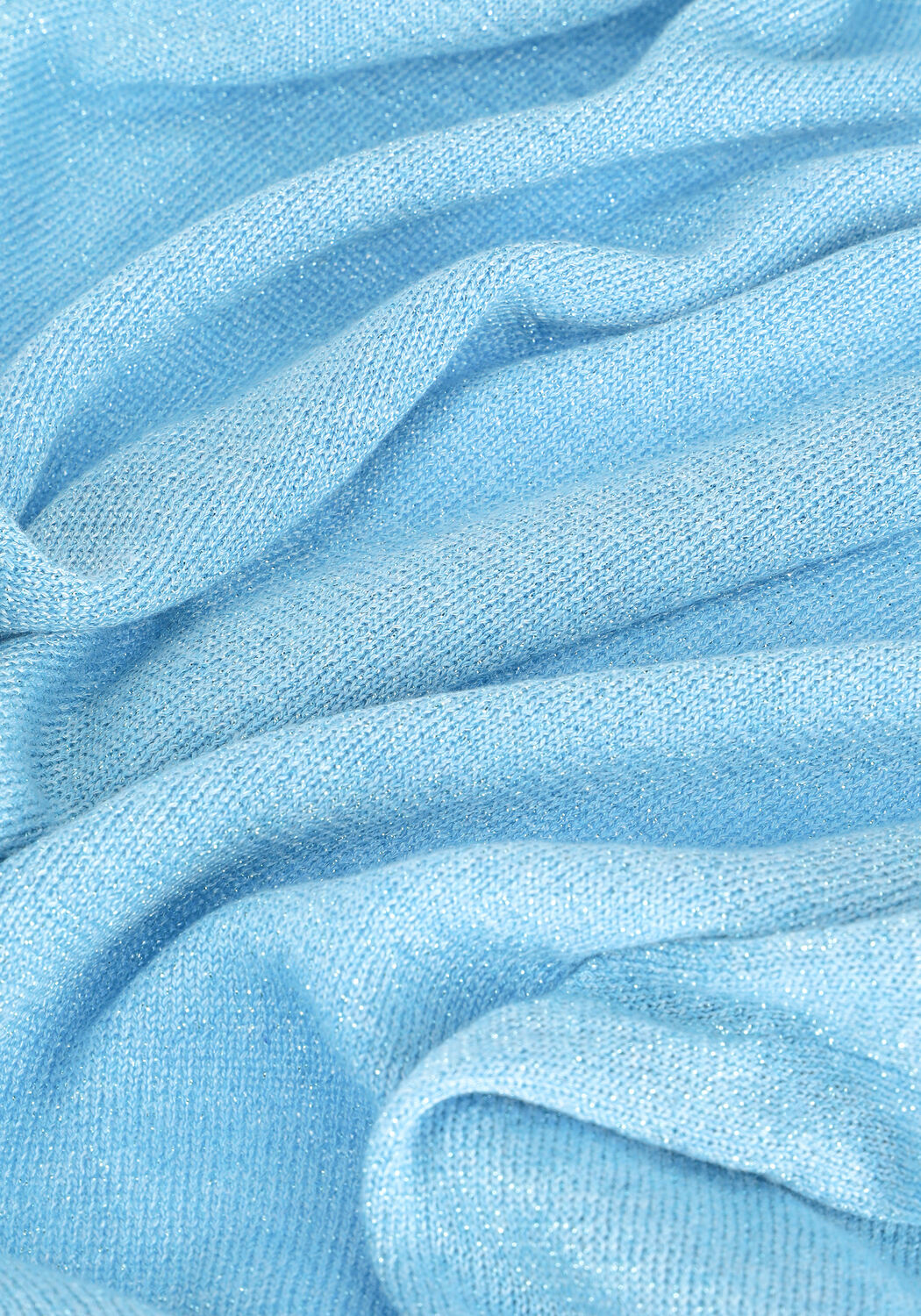 Hellblau MINUS T-shirt CARLINA KNIT TEE - large