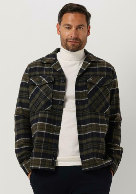Grüne BUTCHER OF BLUE Overshirt SATURN MK.2 CHECK OVERSHIRT - large
