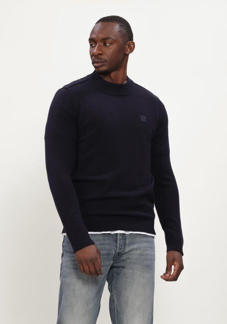 Dunkelblau BUTCHER OF BLUE Pullover CLIFDEN MOCK - large