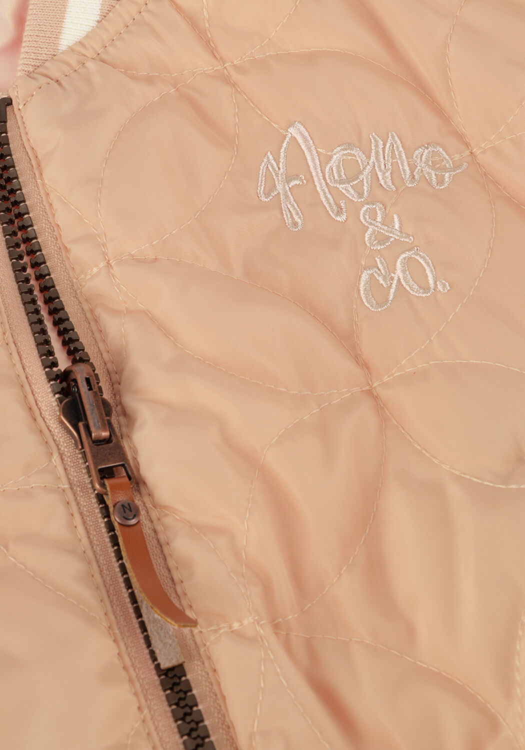 Hell-Pink NONO Jack DOTTY REVERSIBLE BOMBER JACKET - large