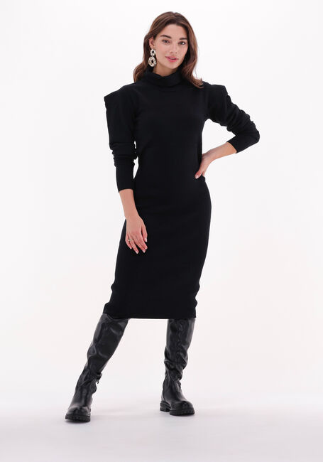 Schwarze SILVIAN HEACH Maxikleid LONG DRESS HEPPOK - large