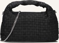 Schwarze NÚNOO Umhängetasche DANDY BRAIDED WASHED - medium