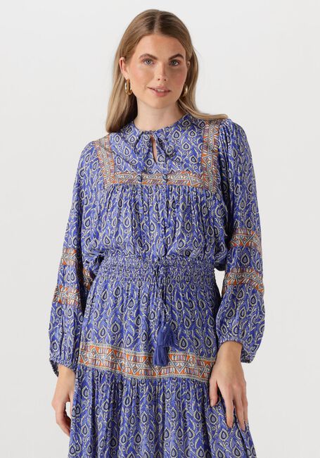 Blaue LOLLYS LAUNDRY Blusen TEELLL BLOUSE LS - large