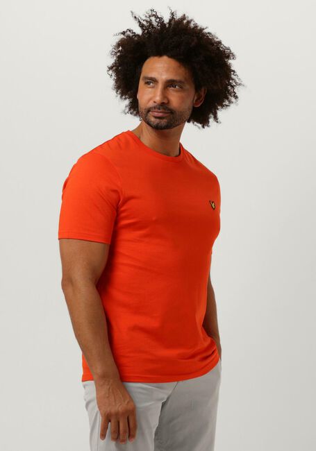 Orangene LYLE & SCOTT T-shirt PLAIN T-SHIRT - large