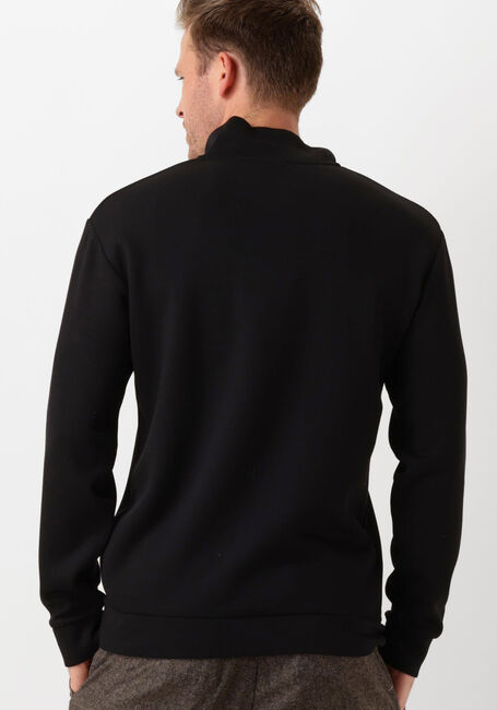 Schwarze SELECTED HOMME Sweatshirt SLHEMANUEL SOFT ZIP HIGH NECK SWEAT NOOS - large