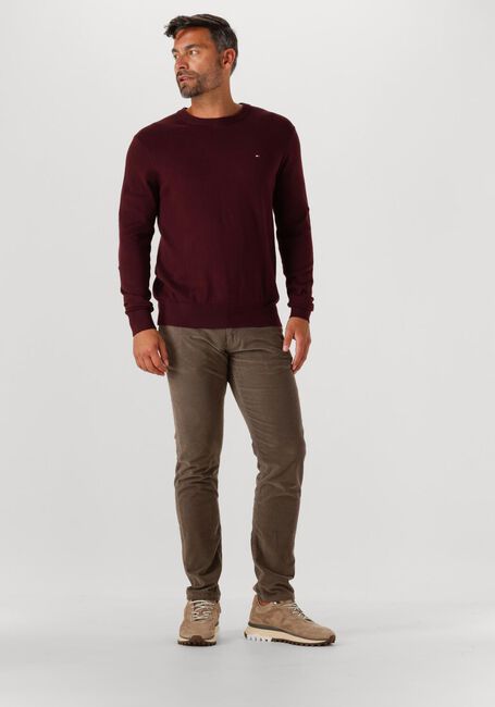 Bordeaux TOMMY HILFIGER Pullover PIMA ORG CTN CASHMERE CREW NECK - large