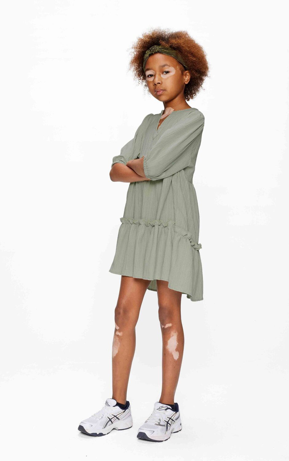 Gr&uuml;ne RETOUR Minikleid PAGE - large