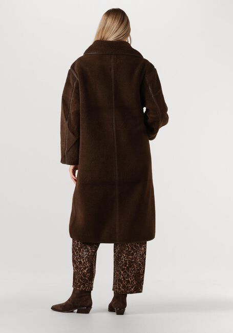 Braune NEO NOIR Teddy-Jacke CARMEN TEDDY COAT - large