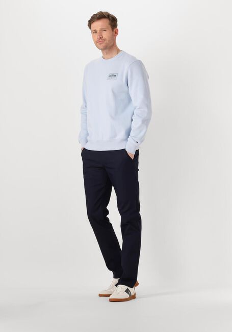 Blaue TOMMY HILFIGER Sweatshirt MONOTYPE LABEL SWEATSHIRT - large