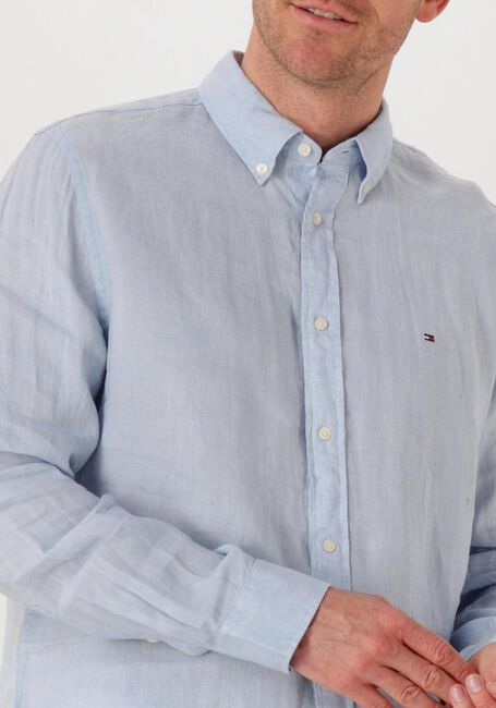 Hellblau TOMMY HILFIGER Casual-Oberhemd PIGMENT DYED LI SOLID RF SHIRT - large