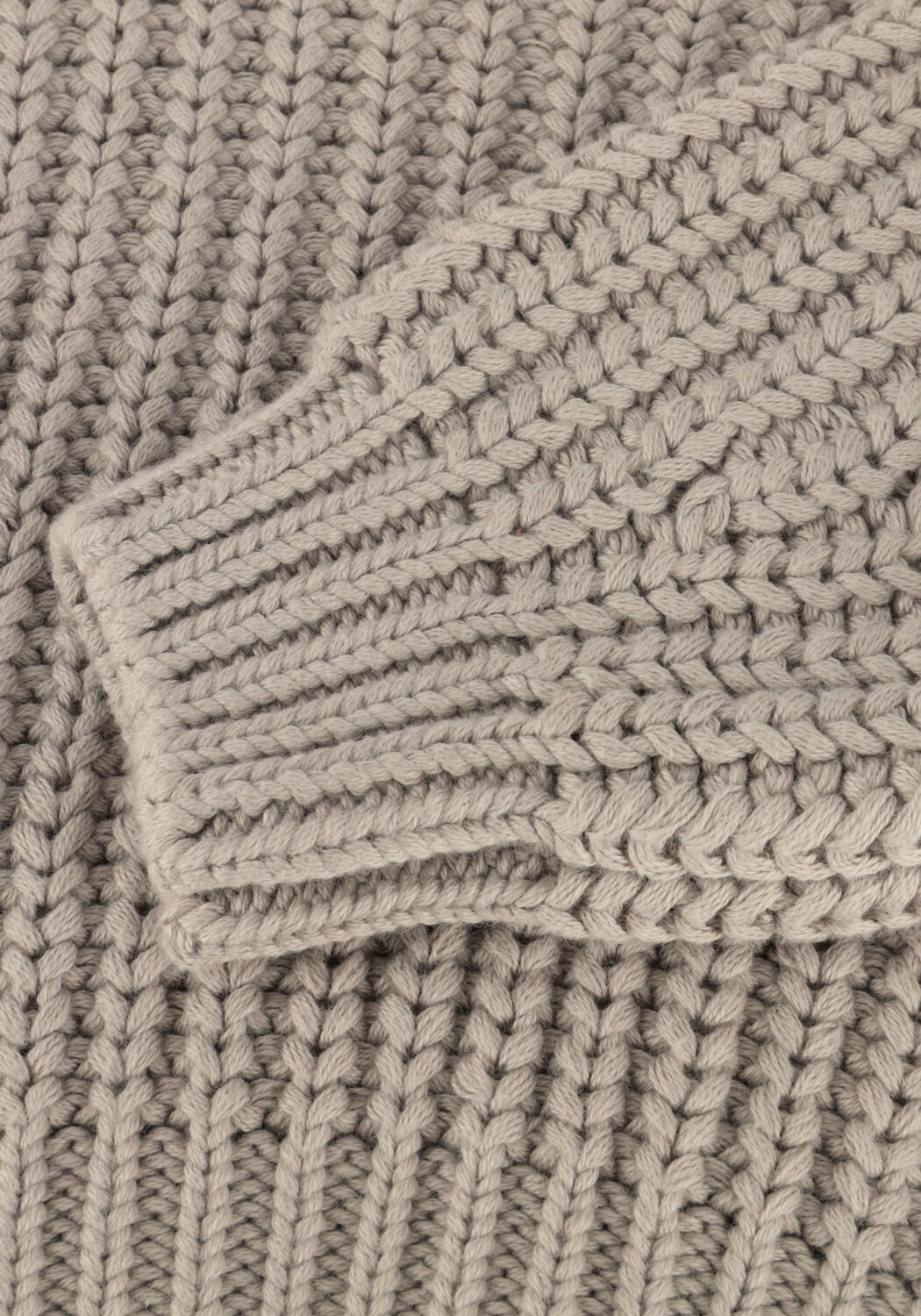 Graue QUINCY MAE Pullover CHUNCKY KNIT SWEATER - large