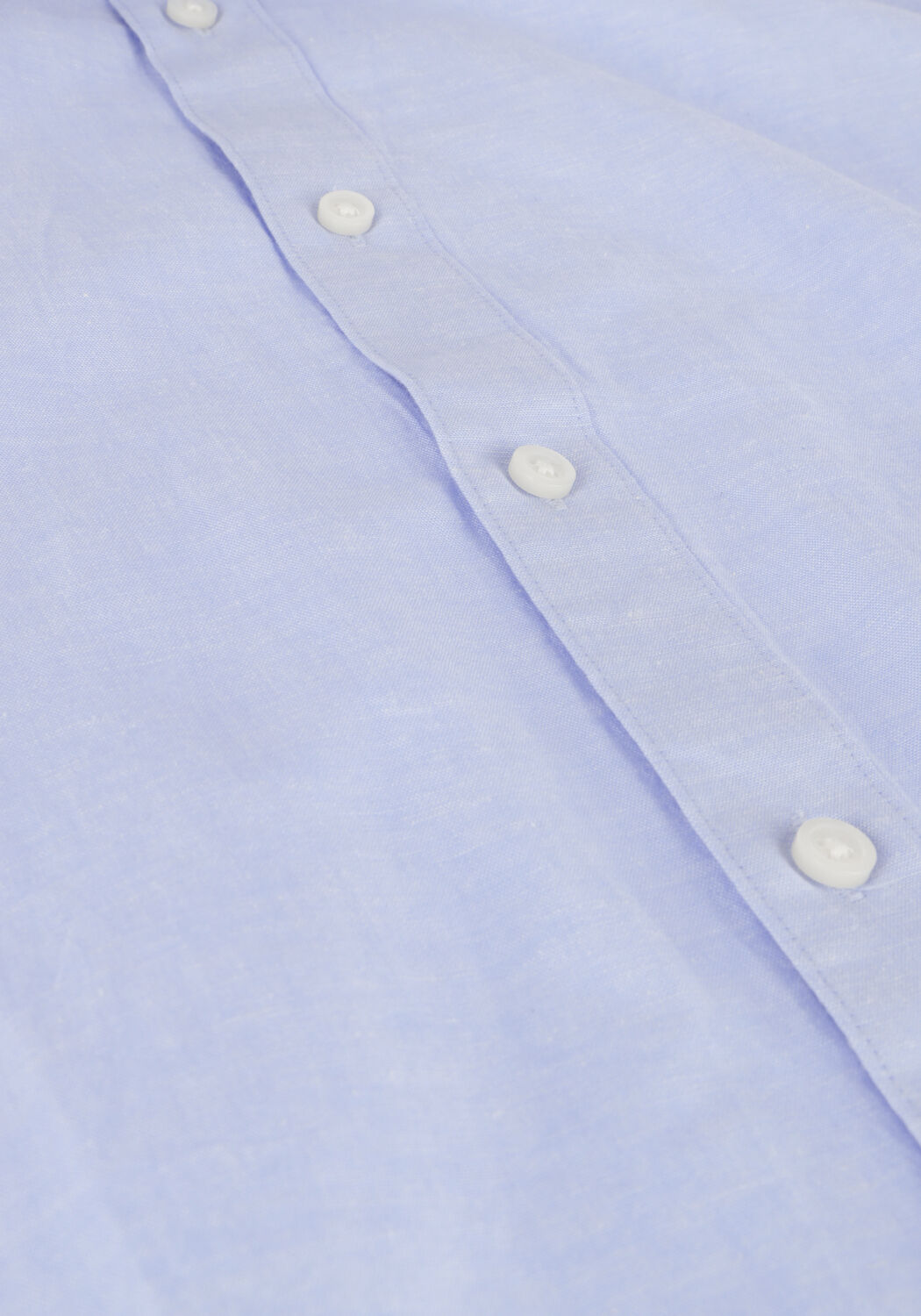 Blaue SELECTED MEN Casual-Oberhemd SLHSLIMNEW-LINEN SHIRTS SS CLASSIC W - large