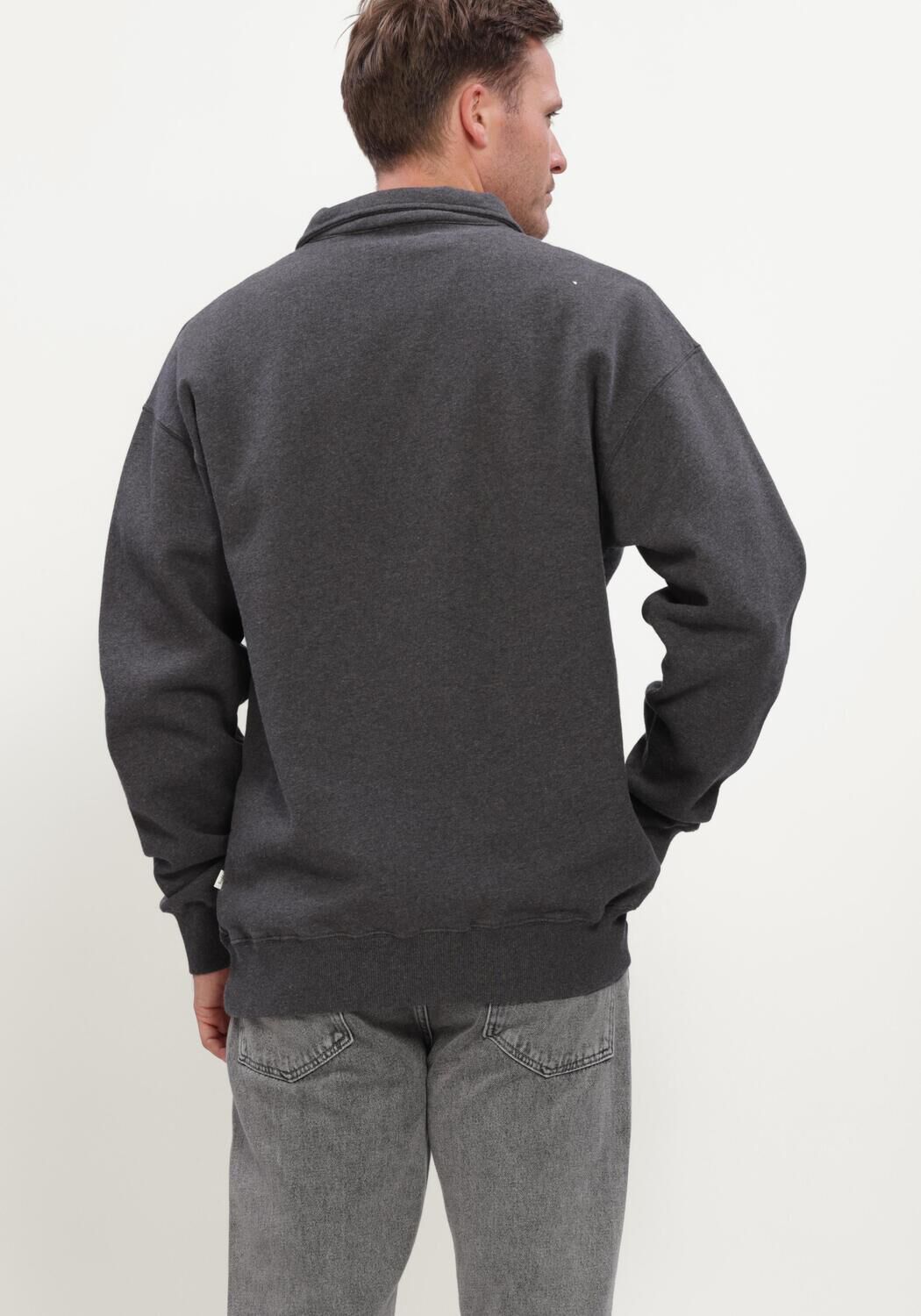 Graue FOR&Eacute;T Pullover HOOK HALF ZIP - large