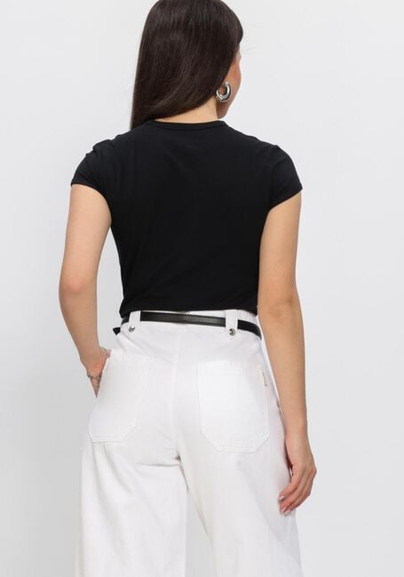 Schwarze CALVIN KLEIN T-shirt SS GRAPHIC LOGO BABY TEE - large