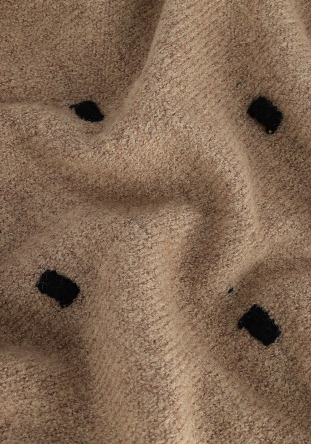 Beige OBJECT Minikleid JEVE NONSIA L/S DRESS AOP - large