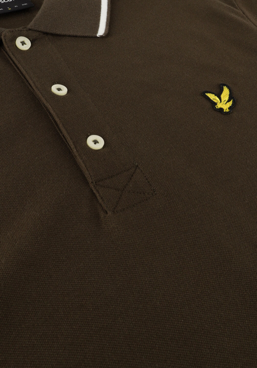 Gr&uuml;ne LYLE & SCOTT Polo-Shirt TIPPED POLO SHIRT - large