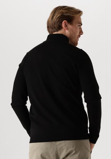 Schwarze BUTCHER OF BLUE Pullover CLIFDEN HALFZIP - large