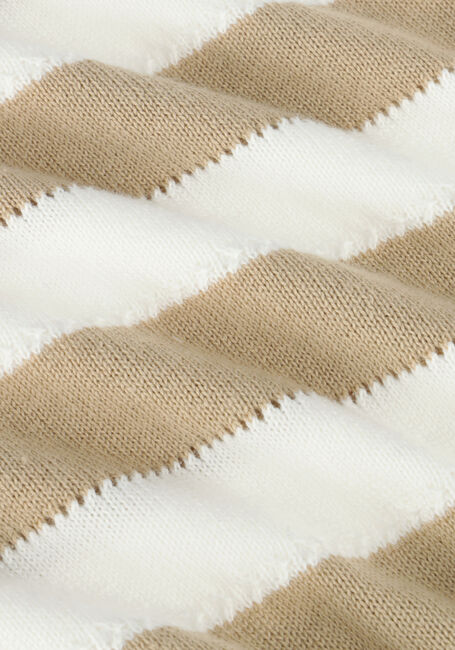 Camelfarbene INDIAN BLUE JEANS Top KNITTED SINGLET STRIPED - large