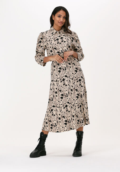 Beige OBJECT Midirock DONNA HW LONG SKIRT - large