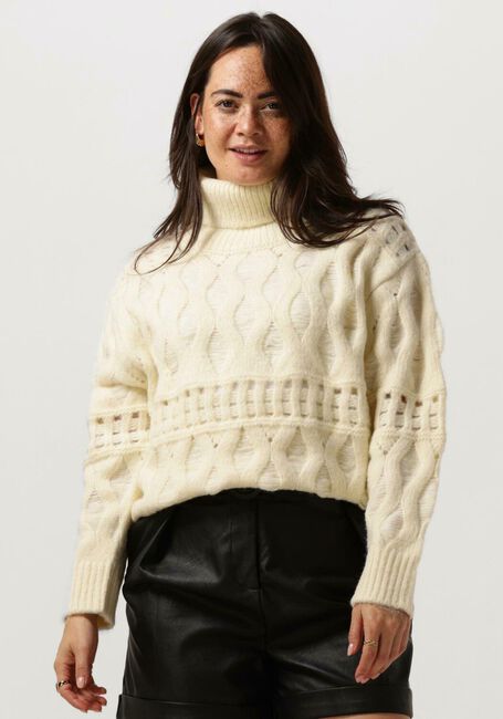 Ecru SILVIAN HEACH Rollkragenpullover LUPETTO M/L- SWEATER - large