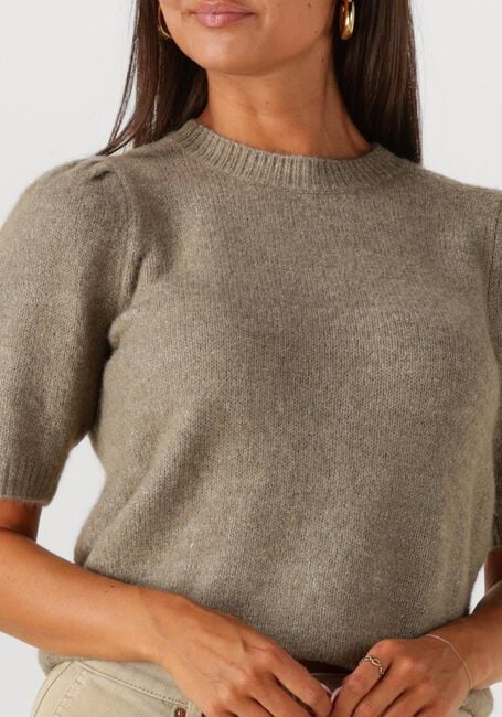 Khaki Y.A.S. Pullover YASANNE SS KNIT PULLOVER - large