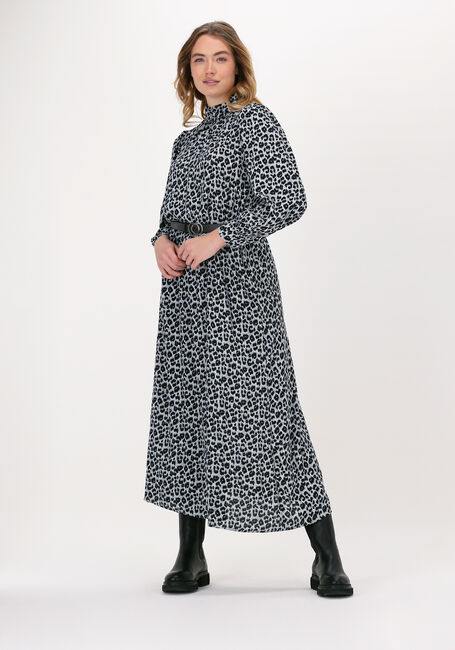 Graue CO'COUTURE Maxikleid CLEO ANIMAL FLOOR DRESS - large