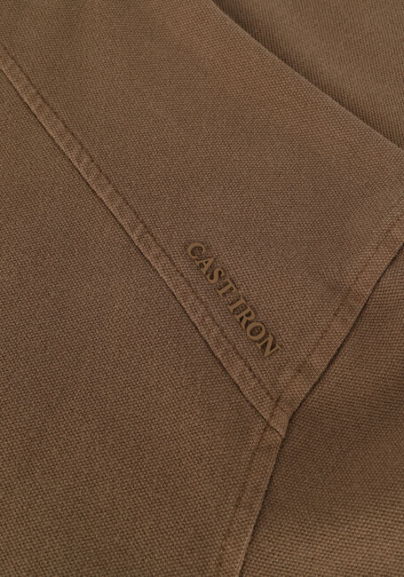 Braune CAST IRON Polo-Shirt SHORT SLEEVE POLO COTTON GD PIQUE - large