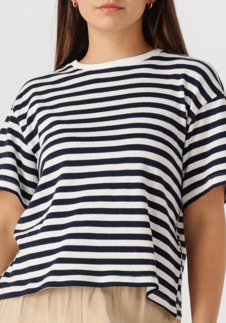 Weiße MSCH COPENHAGEN T-shirt MSCHKEMBA BAHARA SS PULLOVER STP - large