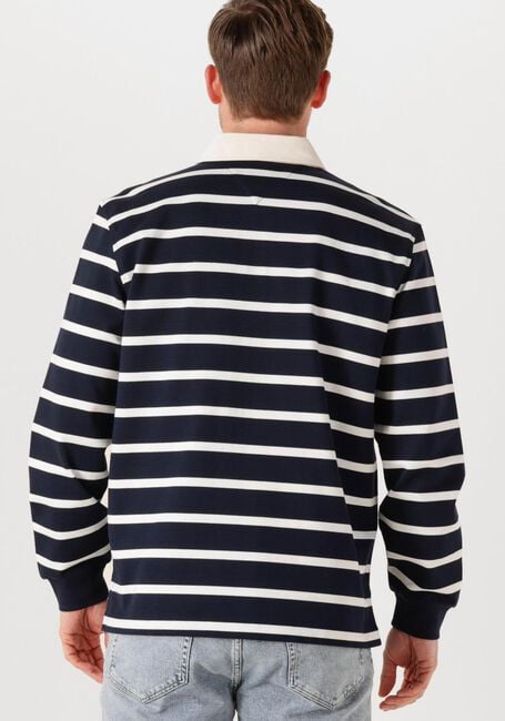 Dunkelblau TOMMY HILFIGER Polo-Shirt ESSENTIAL STRIPED RUGBY - large
