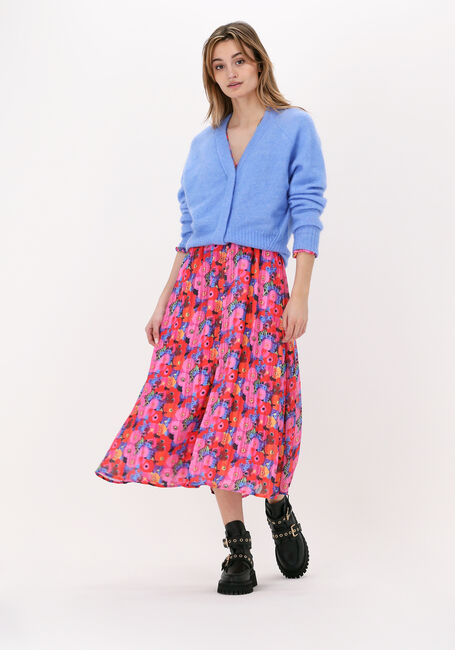 Blaue SECOND FEMALE Strickjacke BROOK KNIT BOXY CARDIGAN - large