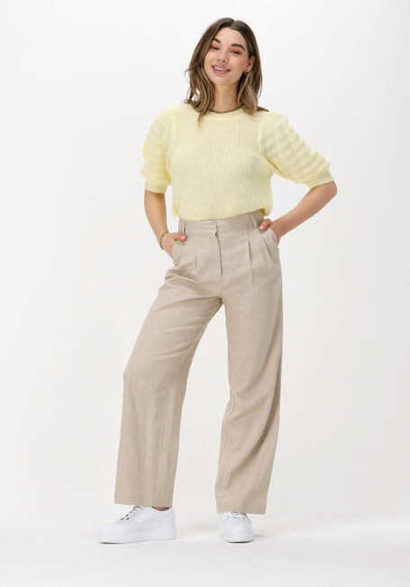 Beige Y.A.S. Hose YASREGA HW PANT - large