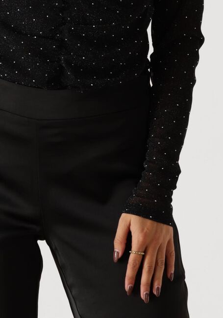 Schwarze NEO NOIR Hose DEBRA HEAVY SATEEN PANTS - large